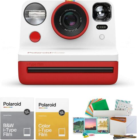 Polaroid Originals Now Viewfinder i-Type Instant Camera (Black) Bundle in Kuwait
