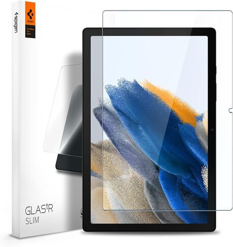 Spigen Tempered Glass Screen Protector [GlasTR Slim] Designed for Galaxy Tab A8 (2022) [9H Hardness/Case-Friendly] in Saudi Arabia