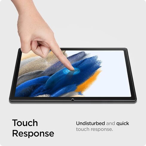 Spigen Tempered Glass Screen Protector [GlasTR Slim] Designed for Galaxy Tab A8 (2022) [9H Hardness/Case-Friendly] in Saudi Arabia