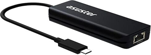 أسوستور | AS-U2.5G | محول USB3.2 Gen 1 Type-C إلى 2.5GBase-T (RJ-45 2.5 Gigabit LAN) | لأجهزة MacBook وChromebook وWindows 10 أو 8.1 وMac OS... in Kuwait