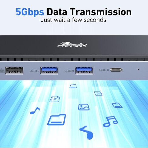 قاعدة شحن مزدوجة USB C بمنفذ عرض مزدوج 4K@60hz، محول متعدد المنافذ مع 2 DP، 4 USB، جيجابت ايثرنت ومنفذ PD 100 واط، لديل/لينوفو/اتش بي/سيرفس/ماك بوك (مع كيبل USB C بطول 3.3 قدم) in Kuwait
