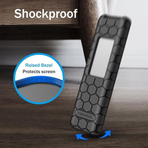 Fintie Protective Case for Samsung Smart Solar Cell Remote Control 2023 TM2360E / TM2361E BN59-01432A BN59-01432J, Light Weight Kids-Friendly Anti Slip Shockproof Silicone Cover (Black) in Saudi Arabia