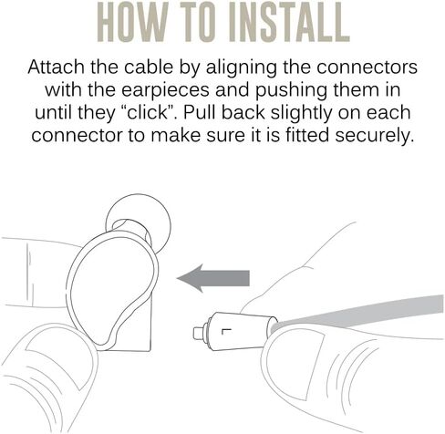 كابل محول MEE audio BTX2 Bluetooth MMCX اللاسلكي مع aptX وaptX زمن استجابة منخفض، ميكروفون وجهاز تحكم عن بعد، بلوتوث 5.0، مقاومة العرق IPX5، أسود (BTX2-BK) in Kuwait