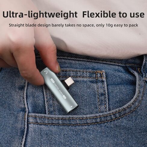 USB C to 3.5mm Audio Headphone Adapter and Charger, 2 in 1 USB C Headphone Jack HiFi DAC with 27W Fast Charging Dongle Adapter Compatible with Galaxy S23 Ultra/S22+/A53/Note 20, Pixel 7/7Pro/6/6Pro/5 in Kuwait