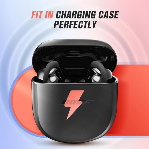 ABAZAR Memory Foam Tips for Bose QuietComfort Earbuds II, No Silicone Eartips Pain, Anti-Slip Replacement Ear Tips, Fit in The Charging Case, Reducing Noise Tips, 3 Pairs (Mixed Sizes S/M/L, Black) in Kuwait