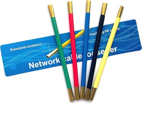 LIUJINCAN Network Cable Untwist Tool, Engineer Wire Straightener for CAT5/CAT6/CAT7 and Telephone Wires Pair Separator Tools (Red, CAT5/6/7 Dual Headed) in Saudi Arabia