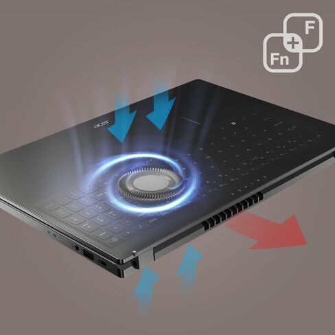 لاب توب أيسر أسباير 5 15 سليم | 15.6 بوصة FHD (1920 × 1080) IPS | Core i7-1355U | Intel Iris Xe Graphics | 16 جيجابايت LPDDR5 | 512 جيجابايت Gen 4 SSD | Wi-Fi 6E | USB4/Thunderbolt 4 | لوحة مفاتيح بإضاءة خلفية | A515-58M-7570، رمادي in Kuwait