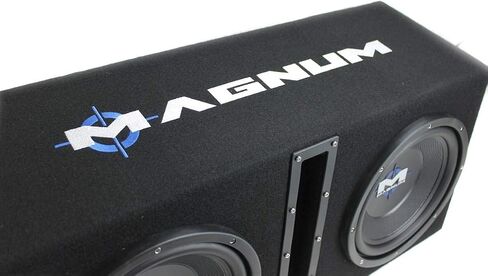 MTX Magnum MB210SP 10 Inch 400 Watt RMS Dual Car Loaded 200 Watt RMS 800 Watt Max Polymer Coated Cone Subwoofer with Box Enclosure And Wiring Kit in Saudi Arabia