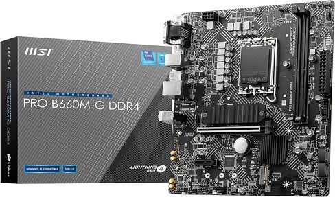 MSI MAG B660M BAZOOKA DDR4 Motherboard (mATX, 12th Gen Intel Core, LGA 1700 Socket, DDR4, PCIe 4, 2.5G LAN, M.2 Slots, USB 3.2) in Kuwait