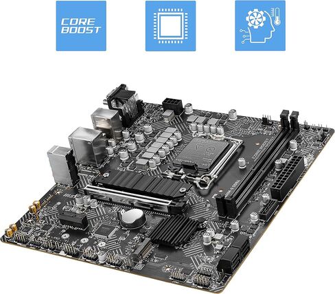 MSI MAG B660M BAZOOKA DDR4 Motherboard (mATX, 12th Gen Intel Core, LGA 1700 Socket, DDR4, PCIe 4, 2.5G LAN, M.2 Slots, USB 3.2) in Kuwait