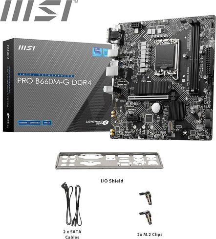 MSI MAG B660M BAZOOKA DDR4 Motherboard (mATX, 12th Gen Intel Core, LGA 1700 Socket, DDR4, PCIe 4, 2.5G LAN, M.2 Slots, USB 3.2) in Kuwait
