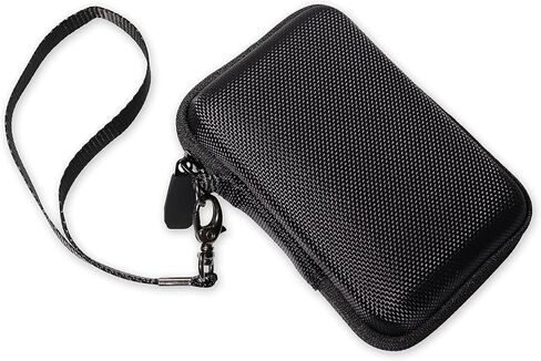 Alltravel Palm Size Case for Samsung T7 Shield Portable SSD, Compatible with 1TB, 2TB, 4TB, mesh Pocket for SSD Cable (Black) in Saudi Arabia