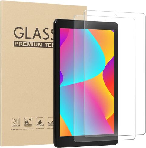 [2-Pack] DMLuna Screen Protector for TCL Tab 8 LE 8" Tablet (Model: 9137W) 2023 Release, (Not Fit TCL Tab 8 Model: 9038S), HD Tempered Glass Anti-Fingerprints Bubble-Free Easy Installation 9H Hardness in Kuwait