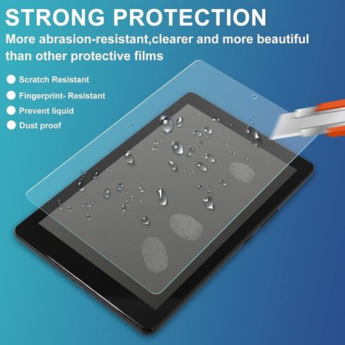 [2-Pack] DMLuna Screen Protector for TCL Tab 8 LE 8" Tablet (Model: 9137W) 2023 Release, (Not Fit TCL Tab 8 Model: 9038S), HD Tempered Glass Anti-Fingerprints Bubble-Free Easy Installation 9H Hardness in Kuwait