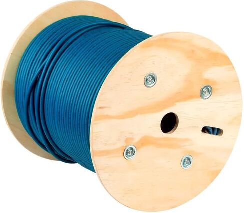 كابل شبكة Monoprice Entegrade Cat8 V2 - 1000 قدم - أزرق | 2 جيجا هرتز S/FTP Solid، 22AWG، نحاس كبير، 40 جيجا، للشبكات، LAN، مودم، جهاز توجيه in Saudi Arabia