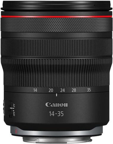 عدسة Canon RF مقاس 14-35 مم f/4L هي عدسة USM (4857C002) + مجموعة مرشح + حافظة غطاء + مجموعة تنظيف + المزيد (متجددة) in Saudi Arabia