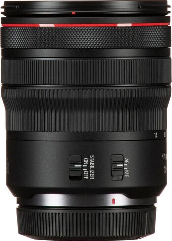 عدسة Canon RF مقاس 14-35 مم f/4L هي عدسة USM (4857C002) + مجموعة مرشح + حافظة غطاء + مجموعة تنظيف + المزيد (متجددة) in Saudi Arabia