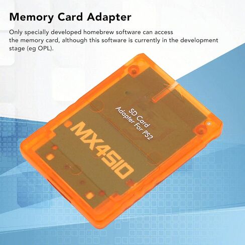 MX4SIO SIO2SD SD Card Adapter for PS2, Memory Card Expansion for SIO Replacement Memory Card Reader for PS2 Fat Console() in Saudi Arabia