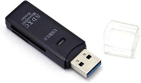 USB 3.0 2 in 1 HighSpeed Memory Card Reader Adapter for Micro SD SDXC TF T-Flash,for PC, Micro SD Card to USB Adapter for Camera Memory Card Reader, Wansurs Card Reader for Laptop in Saudi Arabia