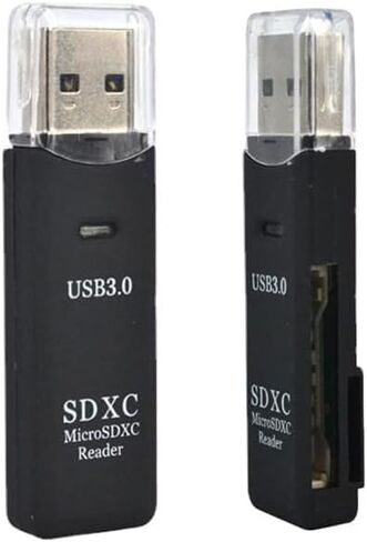 USB 3.0 2 in 1 HighSpeed Memory Card Reader Adapter for Micro SD SDXC TF T-Flash,for PC, Micro SD Card to USB Adapter for Camera Memory Card Reader, Wansurs Card Reader for Laptop in Saudi Arabia