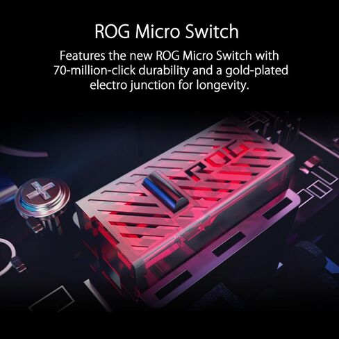ASUS ROG Gladius III Wireless AimPoint Gaming Mouse, Connectivity (2.4GHz RF & ROG Sheath Black Mouse Pad | Extra-Large Gaming Surface Mouse Pad | Pixel Precise Tracking | Anti-Fray in Kuwait