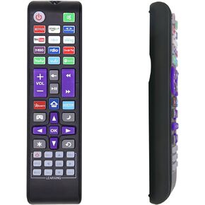 جهاز تحكم MYHGRC عالمي لجميع أجهزة تلفزيون Roku (Onn/JVC/RCA/Philips/Element/LG/TCL/Hitachi/Hisense والمزيد)، Roku Box/Player/Express، Bose Wave I/II/III/IV وApple 1/2 /3 أجيال [ليس لـ Roku Stick] in Kuwait