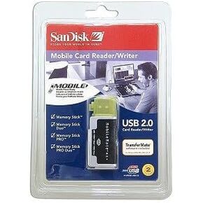 SanDisk MobileMate MS+ USB 2.0 Mobile Card Reader/Writer - Supports 1GB to 16GB Memory Stick, Duo & PRO in Saudi Arabia