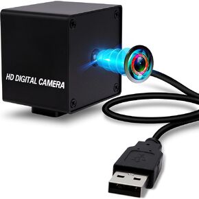 كاميرا IFWATER USB كاميرا ويب 48 ميجابكسل فائقة الدقة التركيز التلقائي 70 درجة وحدة الكاميرا سريعة التركيز تلقائيًا على فيديو واضح وكاميرا Lightburn توصيل الكاميرا الصناعية وتشغيلها لأجهزة الكمبيوتر المحمول Raspberry Pi Jetson Nano in Kuwait