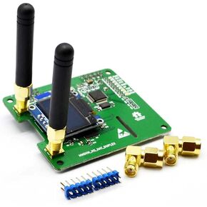 MMDVM Duplex Hotspot Module Dual Hat with 0.96 OLED Display V1.47 Support P25 DMR YSF NXDN DMR Slot 1 + Slot 2 for Raspberry pi (with OLED)
