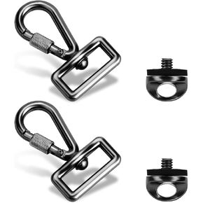 NQEUEPN 2 قطعة براغي معدنية سريعة التركيب، مجموعة خطاف حزام الكتف لكاميرا SLR براغي تثبيت الكاميرا 1/4 برغي محول حزام الكاميرا لملحقات حزام الكتف لرقبة الكاميرا in Kuwait