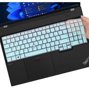 Keyboard Cover for Lenovo ThinkPad T16 P16 P16s 16 inch, Thinkpad L15 Gen 4/3 15.6-inch, ThinkPad T16 Gen 1, 2023 2022 New Lenovo ThinkPad 15.6" 16" Keyboard Skin (Not Fit Thinkpad L15 Gen 2/1) -OMint