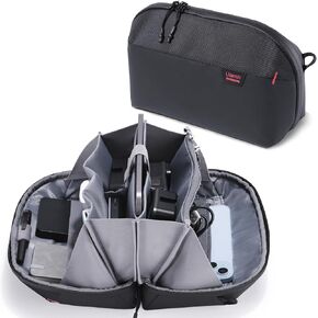 حقيبة تخزين لملحقات الكاميرا سعة 2 لتر من Ulanzi TRAKER Tech Pouch صغير للكابلات وبطاريات الهاتف والشواحن وبطاقات SD للتصوير الفوتوغرافي منظمة صغيرة محمولة in Kuwait