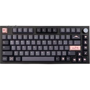 JSJT Night Sakura Keycaps 148 Keys Custom Cherry Profile Keycaps with Spacebar 5.75u 6.25u 6.5u 7u PBT Keycap Set for Cherry MX Switches G610 K70 Mechanical Keyboard in Kuwait