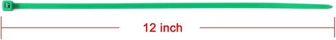 ZZRanYe 8 inch Green Zip Ties, Nylon Garden Cable Zip Ties Self Locking Cable Ties Twist Ties, Multi-Purpose Cable Tie (100 Pcs) in Kuwait