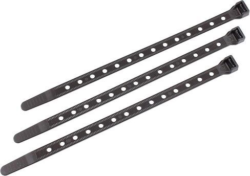 Southwire CTD0890.100BK 8-Inch Heavy Duty Cable Ties, Strong 90 lb Test, Universal Easy Zip, Black (Pack of 100), 100 Piece in Saudi Arabia