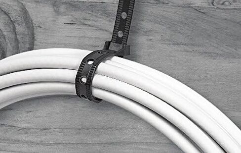 Southwire CTD0890.100BK 8-Inch Heavy Duty Cable Ties, Strong 90 lb Test, Universal Easy Zip, Black (Pack of 100), 100 Piece in Saudi Arabia