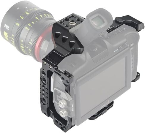 Nitze BMPCC 6K Pro Cage for Blackmagic Design Pocket Cinema Camera 6K Pro, Full Cage/Half Cage Interchangeable - T-B02A in Saudi Arabia