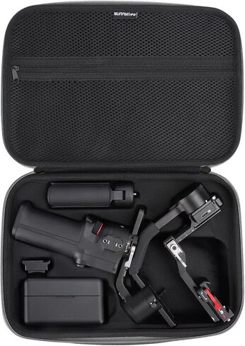 حقيبة حمل صغيرة Anbee Ronin RS 3، حقيبة كتف محمولة للسفر، صندوق بهيكل صلب متوافق مع DJI Ronin RS3 Mini محمول باليد 3 محاور مثبت جيمبال in Kuwait