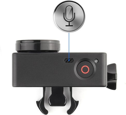 حافظة تثبيت باطار لكاميرا جو برو هيرو 4 3 3+ اكشن - حافظة اطار مع ابزيم اساسي، برغي طويل للابهام، عدسة واقية من الاشعة فوق البنفسجية، غطاء عدسة، وغطاء باب جانبي - اسود in Kuwait