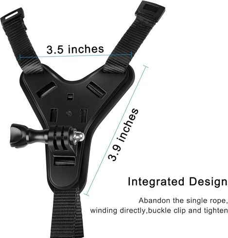 تيجونير حزام ذقن يثبت على خوذة الدراجة النارية لكاميرا جو برو اكاسو او ملحقات تسجيل الفيديو الاخرى (الجيل الثاني) in Kuwait