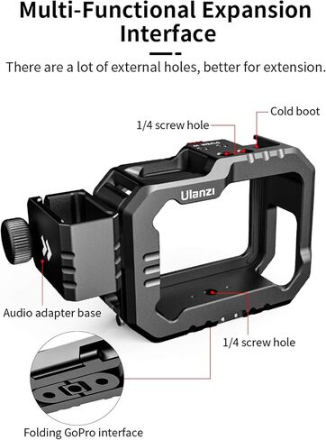 يولانزي سيليكت حافظة فيديو من الالومنيوم المطور G9-14 باطار معدني (اسود) in Kuwait