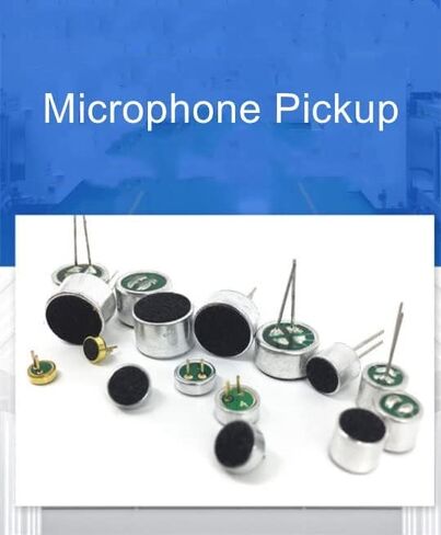 Fielect 20Pcs 9767L Electret Microphone Pickup 9.7mm x 7mm Cylindrical Condenser MIC with Solder Joint for PCB in Saudi Arabia