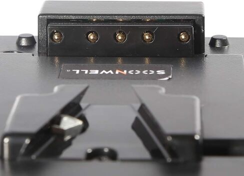 SOONWELL V-Mount Plate مزود الطاقة مع بطارية الدمية LP-E6 15 مم قضيب قوس لكاميرات DSLR الحمراء وكاميرات الفيديو والشاشات in Kuwait