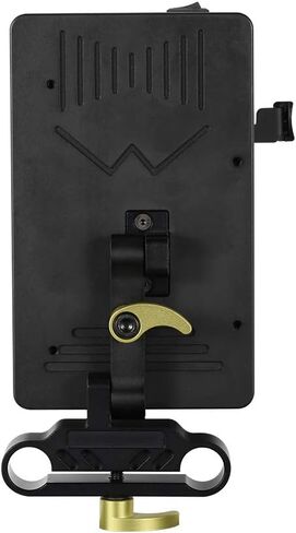 SOONWELL V-Mount Plate مزود الطاقة مع بطارية الدمية LP-E6 15 مم قضيب قوس لكاميرات DSLR الحمراء وكاميرات الفيديو والشاشات in Kuwait