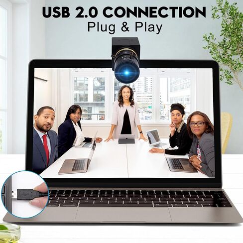 Hotpet 1080P كاميرا ويب 5-50 مم عدسة متغيرة البعد البؤري كاميرا USB HD 2MP 0.01Lux إضاءة منخفضة Sony IMX322/IMX323 مستشعر كاميرا صناعية مع تنسيق H.264 التوصيل والتشغيل محرك مجاني OTG 2.0 كاميرا in Kuwait