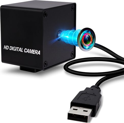 كاميرا IFWATER USB كاميرا ويب 48 ميجابكسل فائقة الدقة التركيز التلقائي 70 درجة وحدة الكاميرا سريعة التركيز تلقائيًا على فيديو واضح وكاميرا Lightburn توصيل الكاميرا الصناعية وتشغيلها لأجهزة الكمبيوتر المحمول Raspberry Pi Jetson Nano in Kuwait
