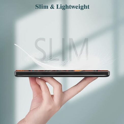 Fintie Slimshell Case for 6" Kobo Clara 2E / Tolino Shine 4 eReader (2022 Release) - Lightweight Premium PU Leather Cover with Auto Sleep/Wake, Black in Saudi Arabia