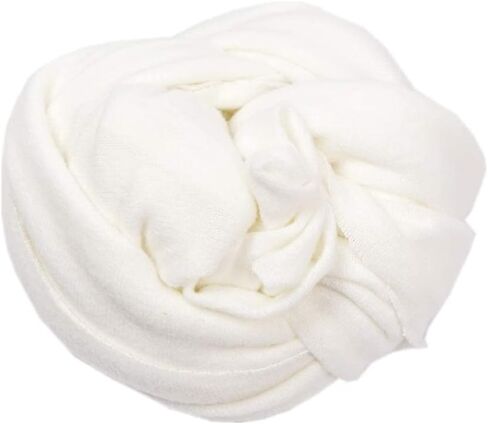 Newborn Baby Photo Props Blanket Stretch Knit Double-Side Wrap for Boys Girls Photography Shoot (White) in Kuwait