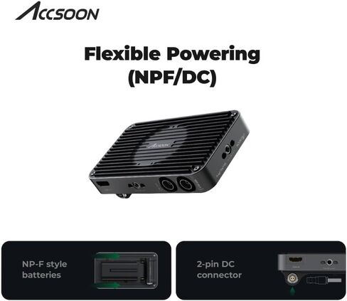 Accsoon SeeMo Pro Camera Video Converter HD SDI HDMI 1080p 60fps iPad Adapter MFi Certified iOS 12.0 or Later Monitoring Recording Streaming via Lightning or USB-C Cable in Saudi Arabia