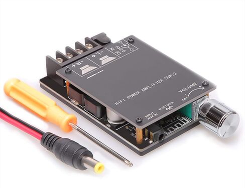 لوحة مضخم صوت بلوتوث مع شريحة TPA3116D2، 50 وات + 50 وات، وحدة ذروة خرج الطاقة من الفئة D لمكبر الصوت اللاسلكي DIY (ZK-502C) in Kuwait